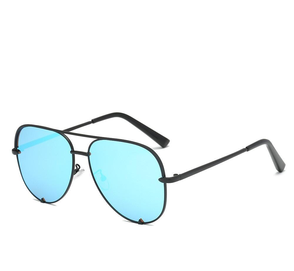 Luxury Lady Vintage Round Metal  Sunglasses For  Driving Black Retro Mirror Sunglasses Woman  Shade Sunglasses With  UV400 Protection