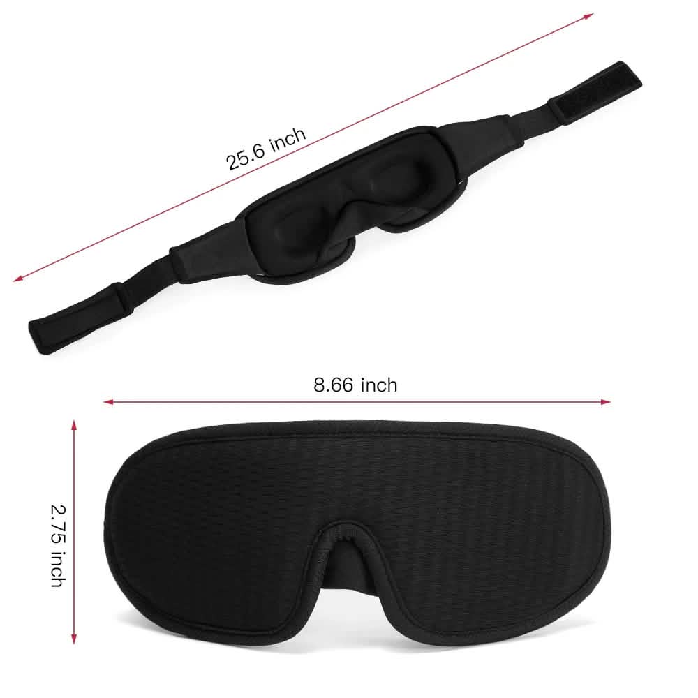 3D Block Out Light Soft Padded Sleeping Mask