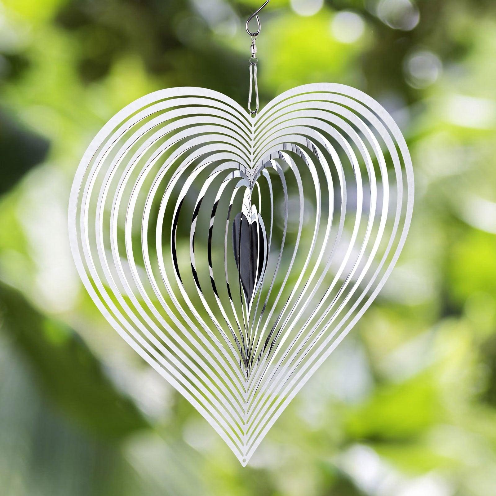 3D Drop-shaped Rotating Wind Spinner Outdoor Metal Sculptures Flowing Stainless Steel Wind Chimes Flowing-Light Effect Design Home Garden Decoration Outdoor Hanging Decor Gift Wind Spinners Mirrored Patio Wind Chime Yard Decor