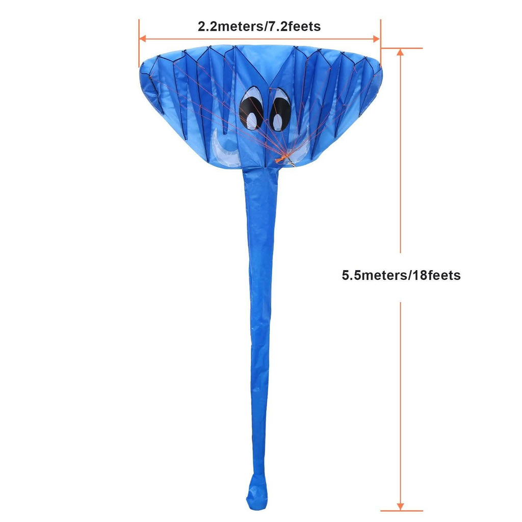 3D Kite Frameless Soft Giant and Parafoil