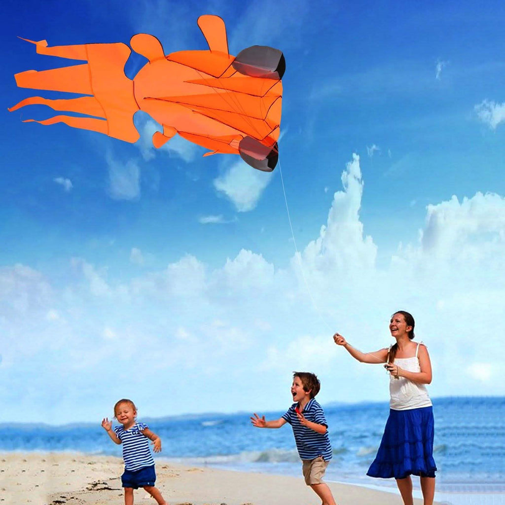 3D Kite Frameless Soft Giant and Parafoil