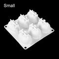 3D Rabbit Shape Silicone Cake Mold 6-cavity Mousse Dessert Baking Bunny Mold Chocolate Bakeware Pastry Decorating Mould Easter Bunny Chocolate Silicone Mold For Baking Rabbit Shape