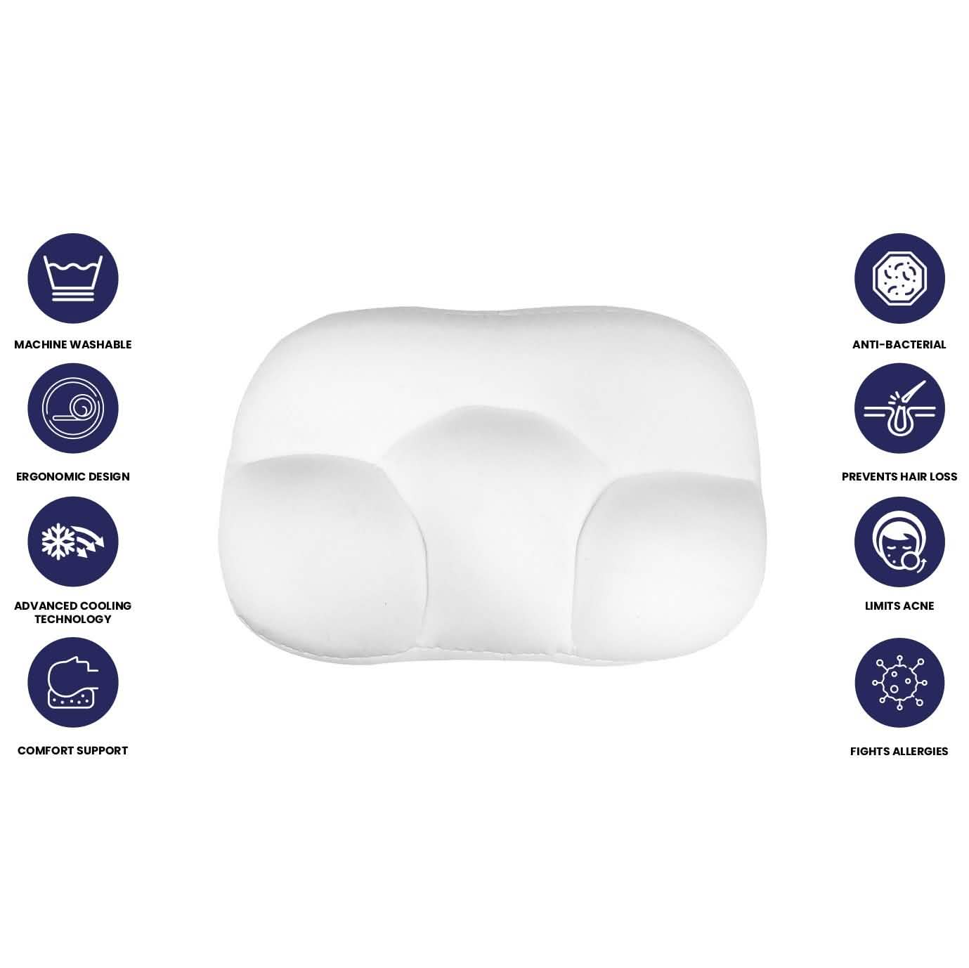 3D Super Soft Ultra Comfortable Cloud Pillow