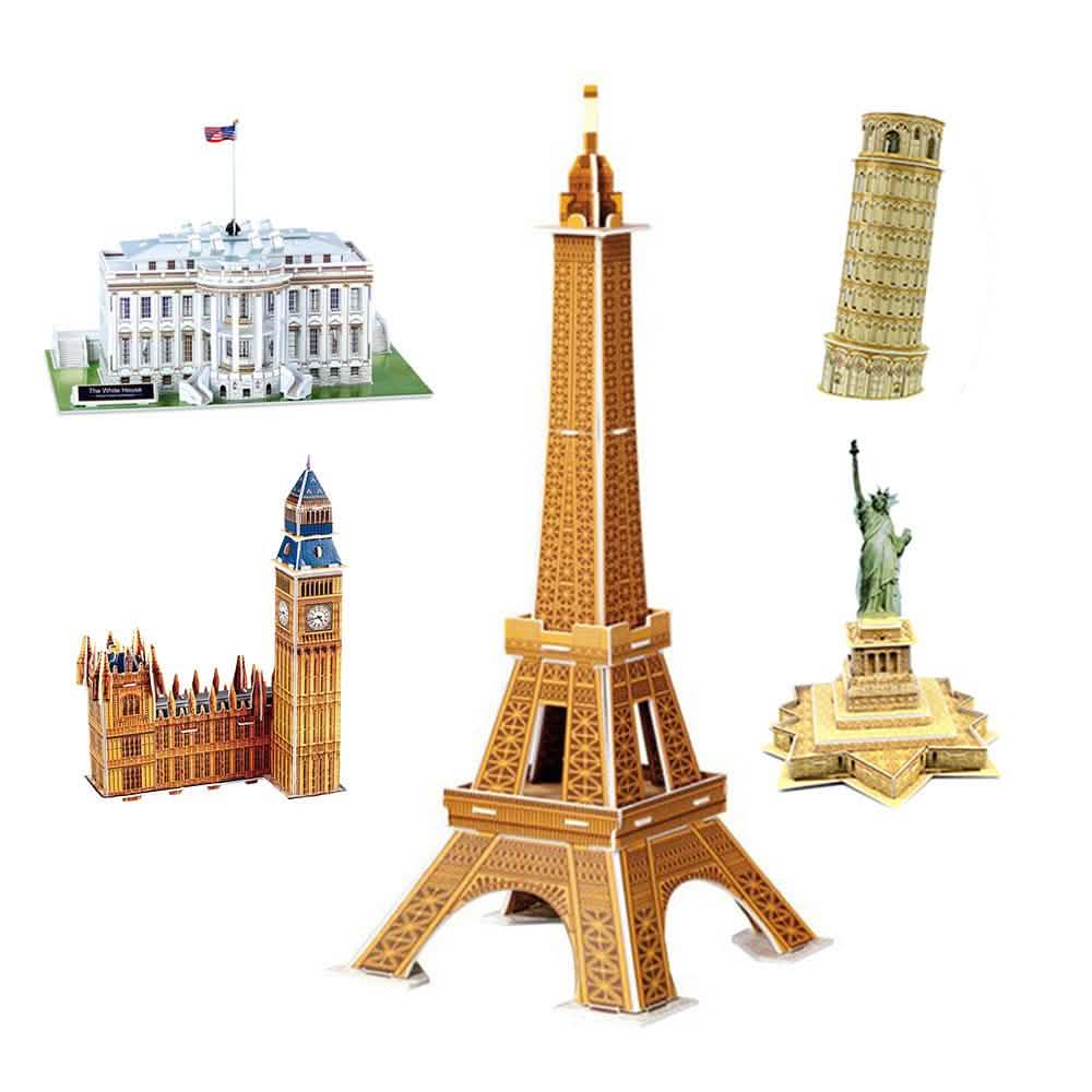 3D World Architecture Puzzles