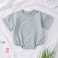 Short-sleeve Organic Cotton Romper