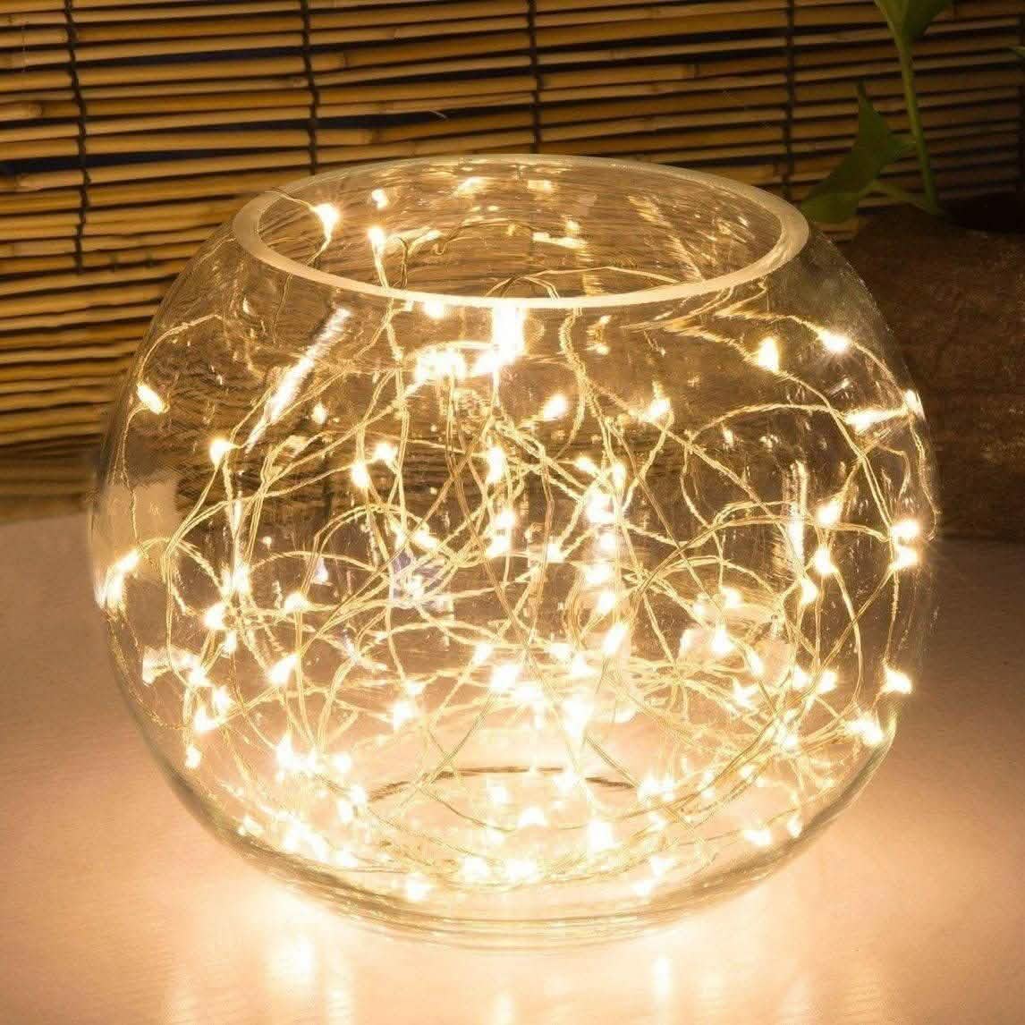 3M Fairy String Lights 9.8ft 30LED Battery-Operated Submersible Waterproof Light