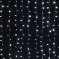 3Mx3M White 300 LED Curtain Fairy String Light 8 Models Garden Patio Party Decoration