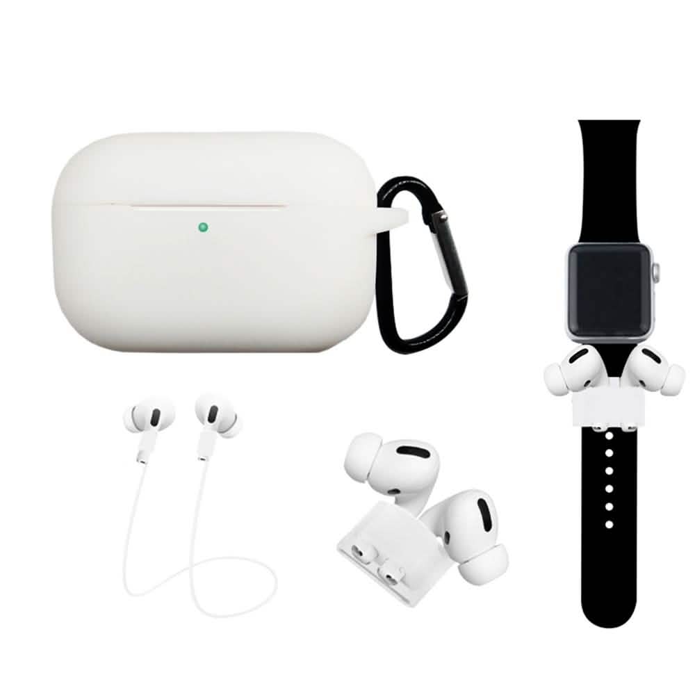 4-In-1 Airpods Pro3 Case Carabiner Sleeve Anti-lost Rope Set