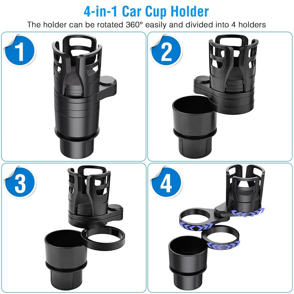 4-in-1 Car Cup Holder