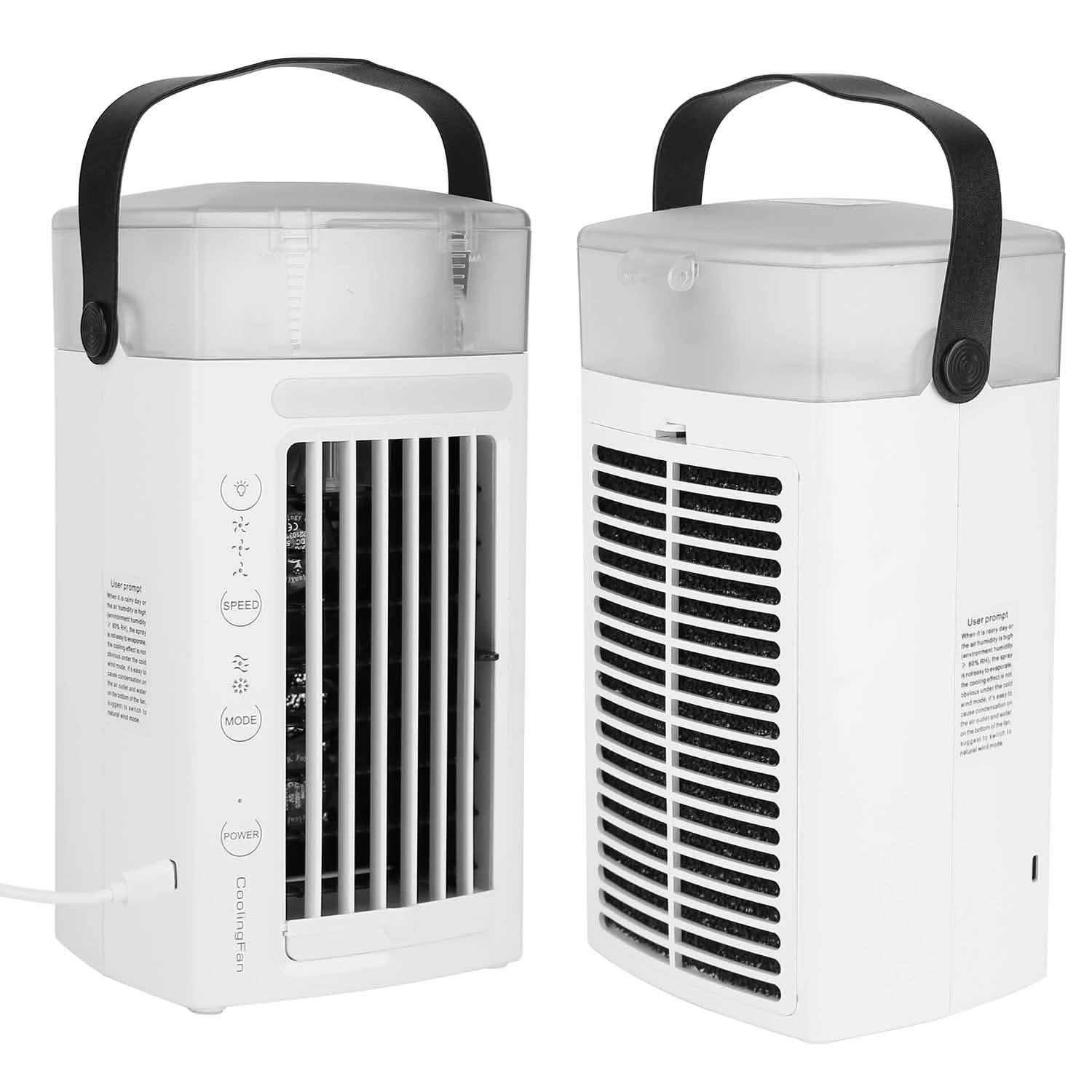 4-in-1 Evaporative Air Cooler Water Mist Cooling Fan