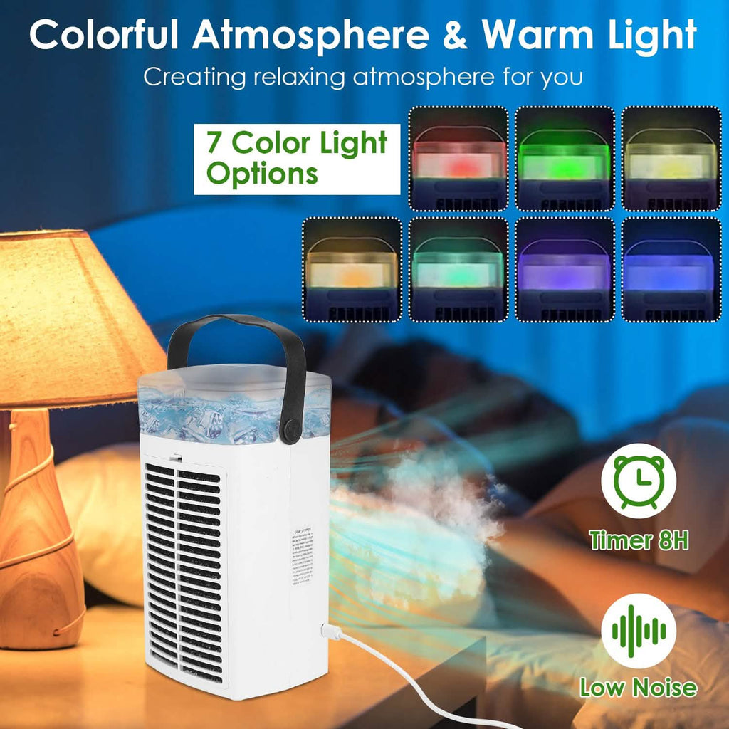 4-in-1 Evaporative Air Cooler Water Mist Cooling Fan