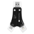 4-in-1 Media Transfer Card Reader with Memory Card