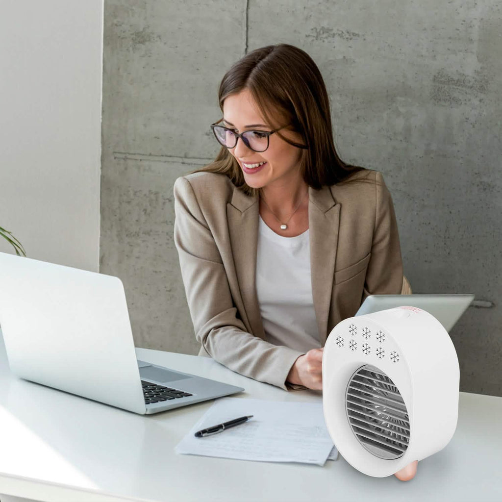 4-in-1 Portable Mini Desktop Water Mist Cooling Air Conditioner