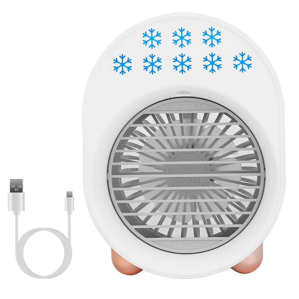 4-in-1 Portable Mini Desktop Water Mist Cooling Air Conditioner