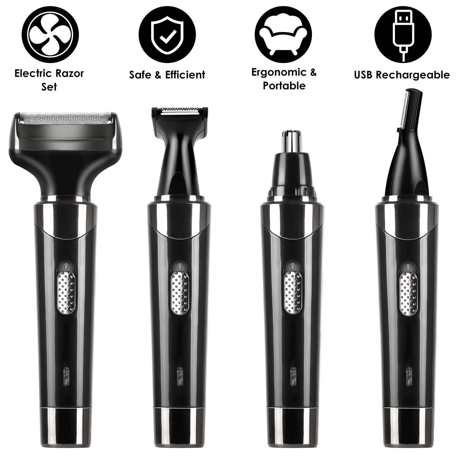 4-in-1 Rechargeable Hair Trimmer