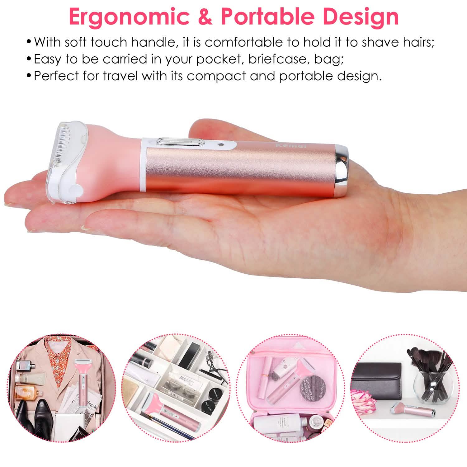 4-in-1 Women Electric Shaver