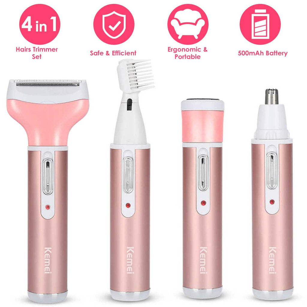 4-in-1 Women Electric Shaver
