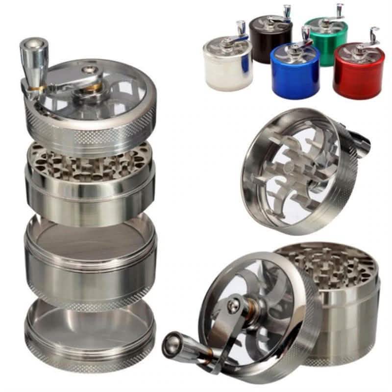 4 Layer Tobacco Grinder Manual Metal Crusher