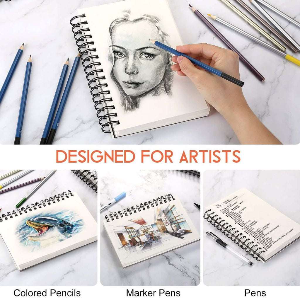 4-Pack: 100 Sheets Sketch Book