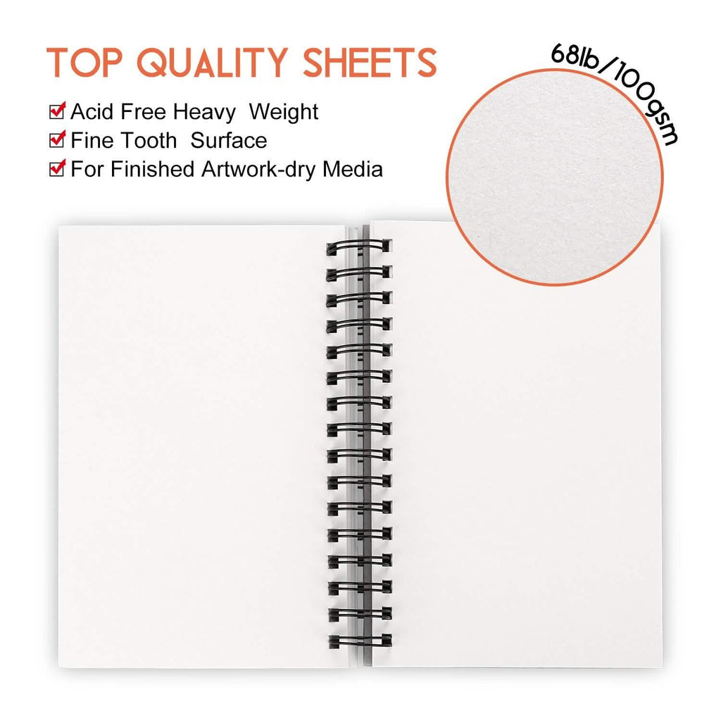 4-Pack: 100 Sheets Sketch Book