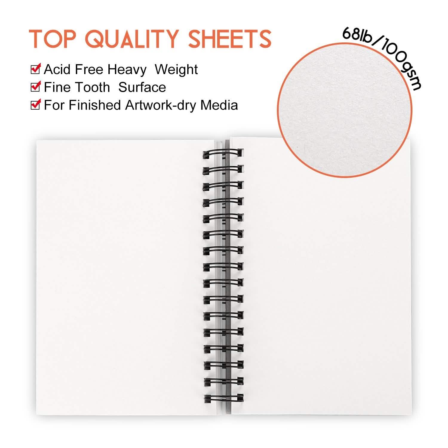 4-Pack: 100 Sheets Sketch Book