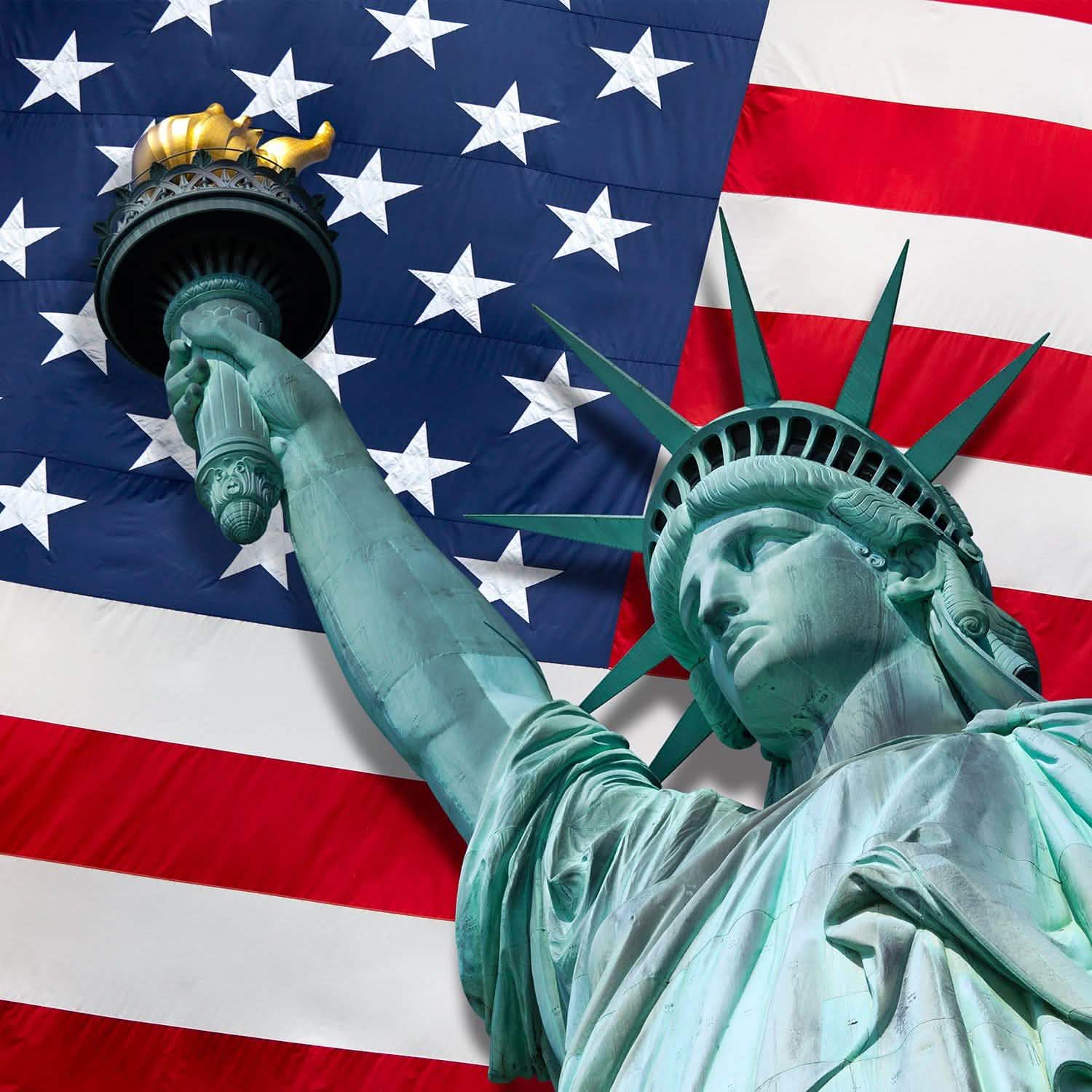 4-Pack: American US Flags