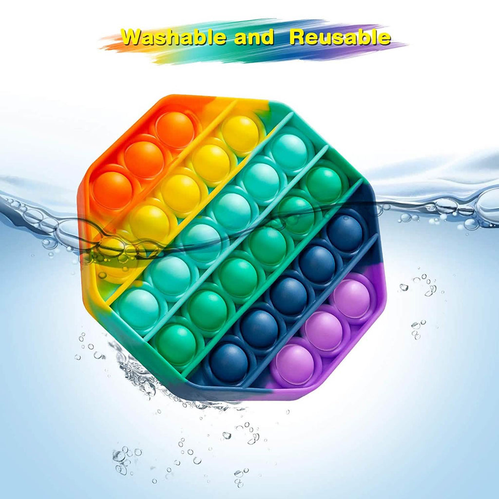 4-Pack: Bubble Popper Anti - Stress Fidget Toy
