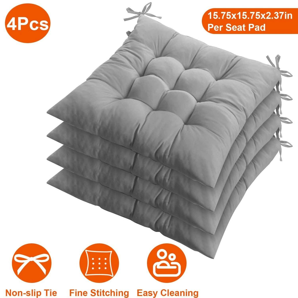 4-Pack: Chair Cushion Pads Pillow