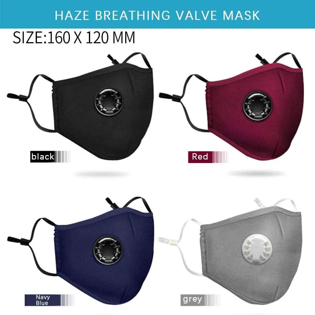 4-Pack: Children's Seamless Reusable Washable Face Mask Bandanas with Breathing Valve