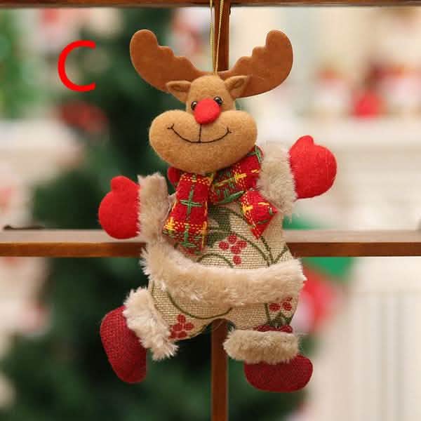 4-Pack: Christmas Doll Pendant Gifts