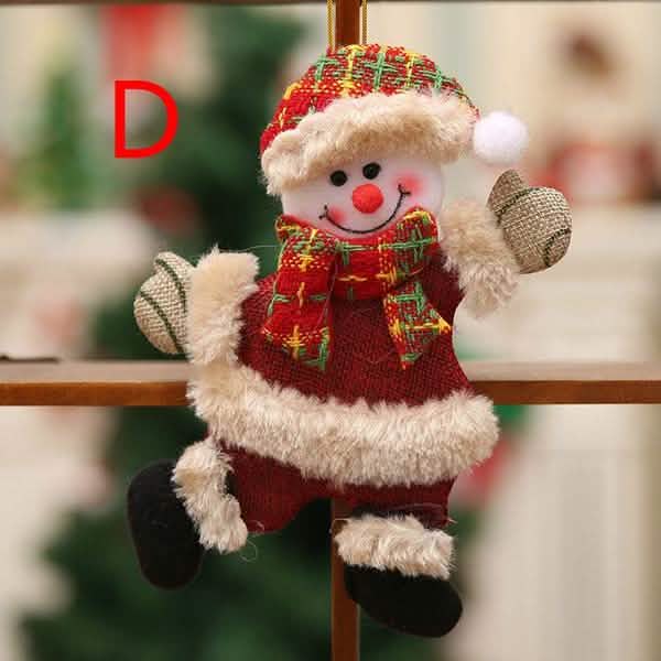 4-Pack: Christmas Doll Pendant Gifts