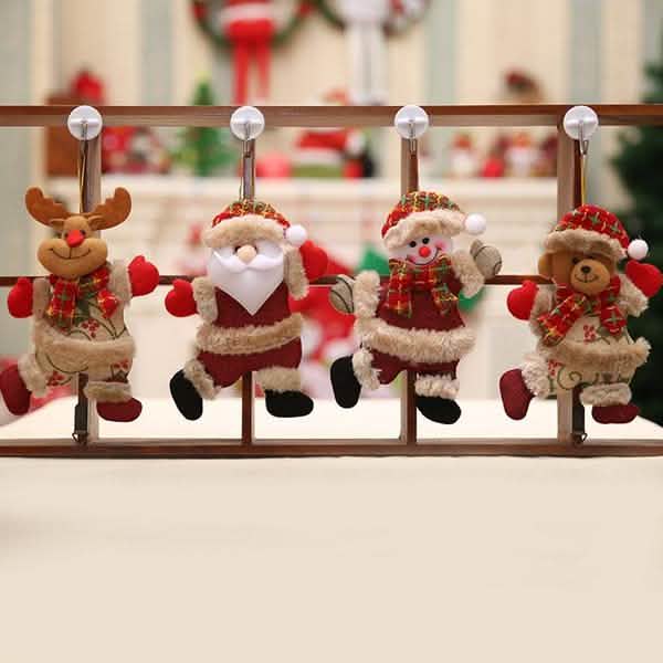 4-Pack: Christmas Doll Pendant Gifts