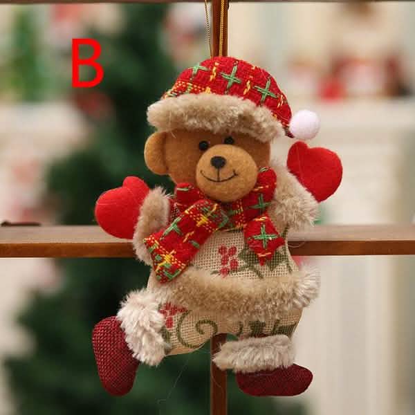 4-Pack: Christmas Doll Pendant Gifts