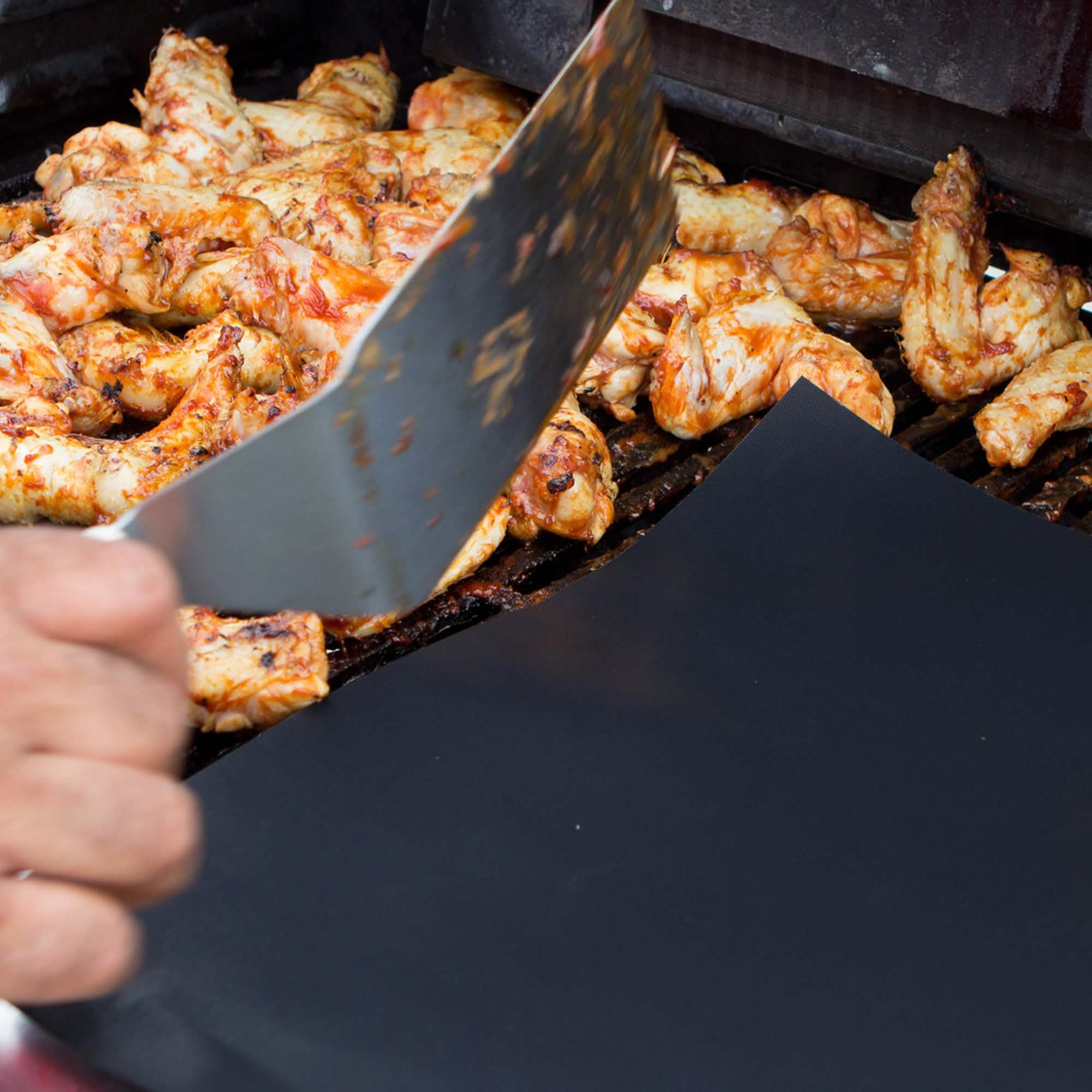 4-Pack: Den Haven BBQ Grill Mats Non-Stick Grilling