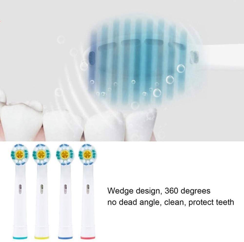 4-Pack: EB18A Replacement Electric Toothbrush Head