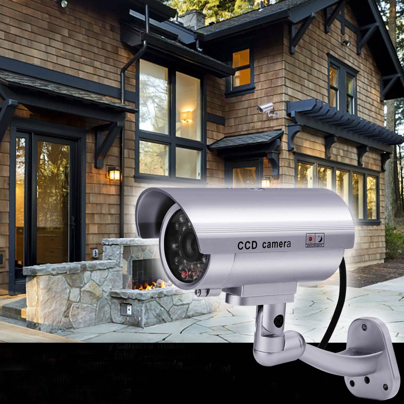 4 Pack: Fitnate Fake Security Camera CCTV Surveillance System