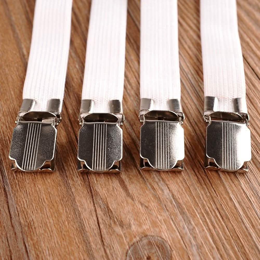 4-Pack: Fitted Bed Sheet Fasteners