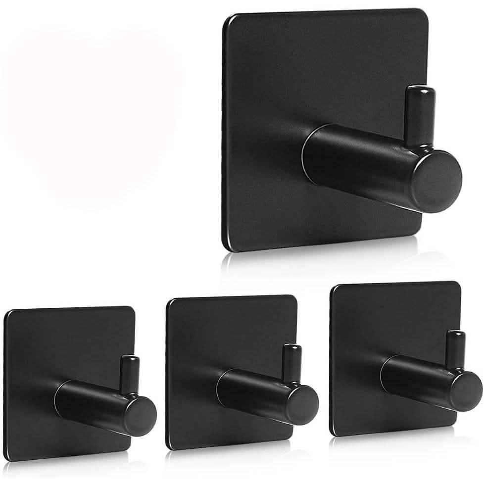 4-Pack: Heavy Duty Durable 304 Stainless Steel Wall Hangers