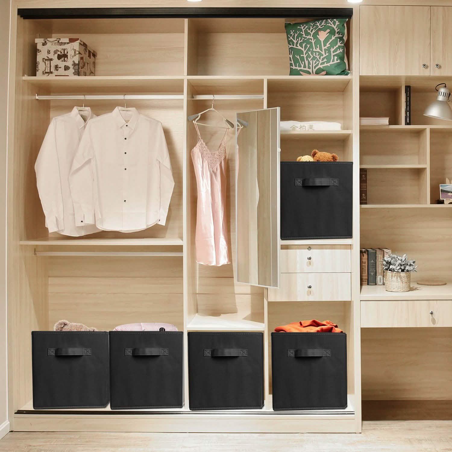 4-Pack: iMounTEK Foldable Storage Cube Bins