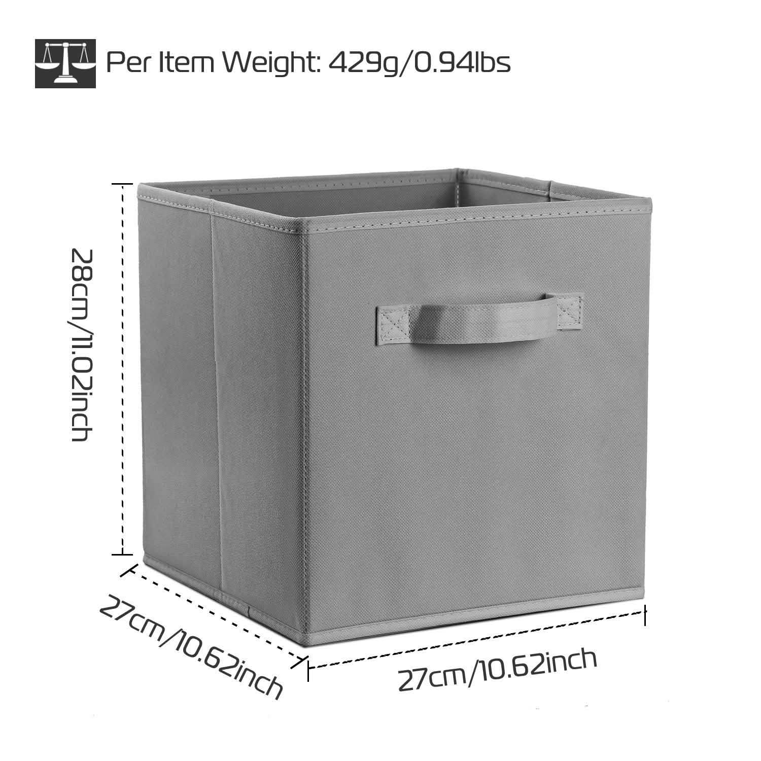 4-Pack: iMounTEK Foldable Storage Cube Bins