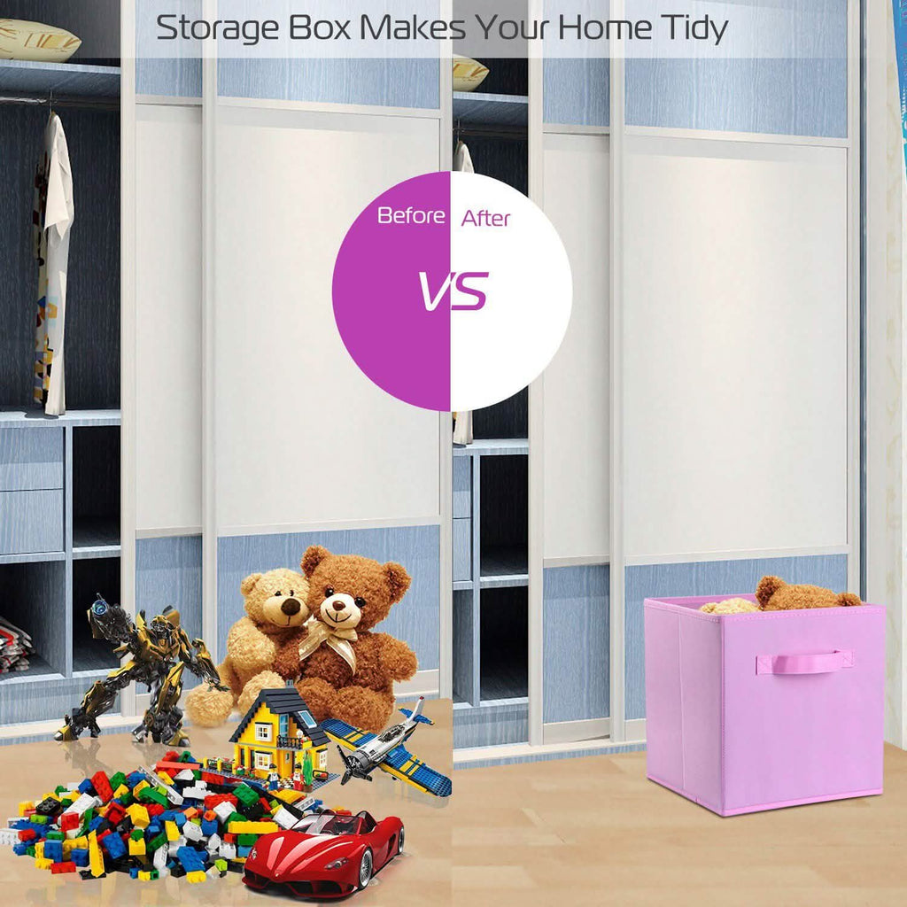 4-Pack: iMounTEK Foldable Storage Cube Bins