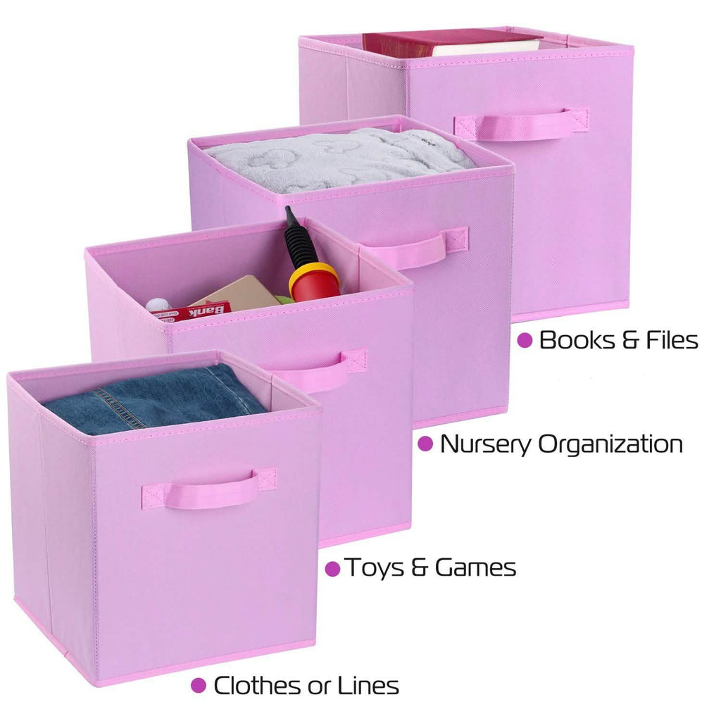 4-Pack: iMounTEK Foldable Storage Cube Bins