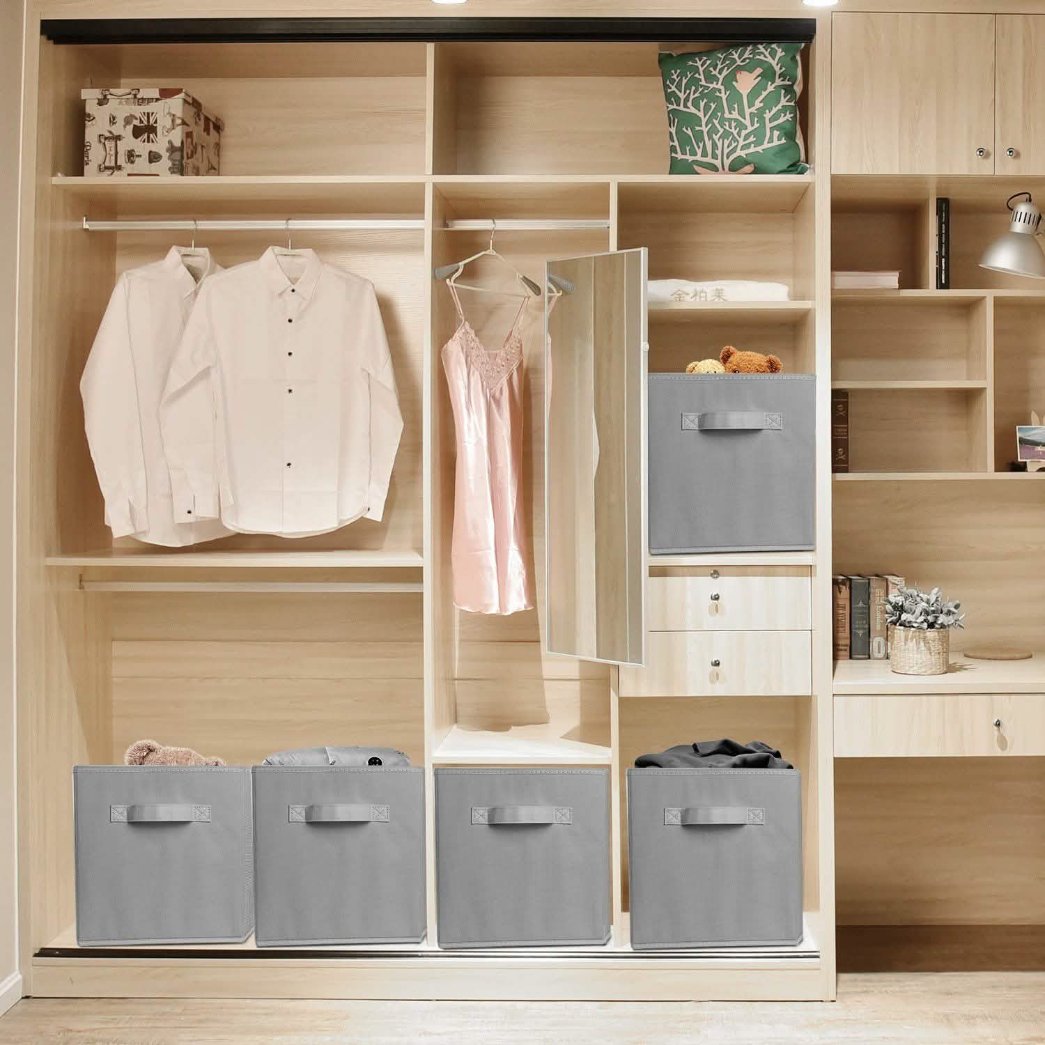4-Pack: iMounTEK Foldable Storage Cube Bins