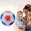 4-Pack: Magic Rainbow Ball Brain Teaser Puzzle Toy