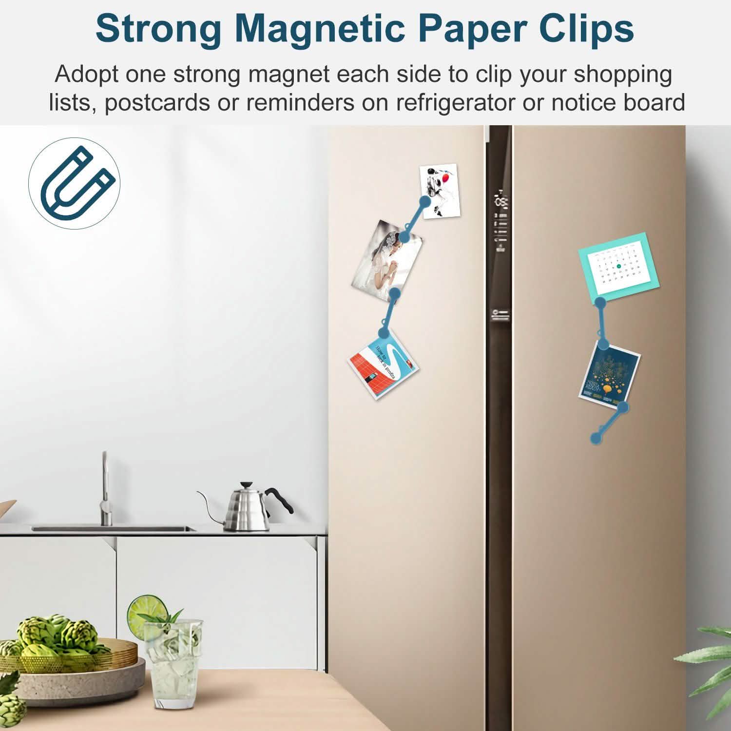 4-Pack: Magnetic Cable Clips Magnet