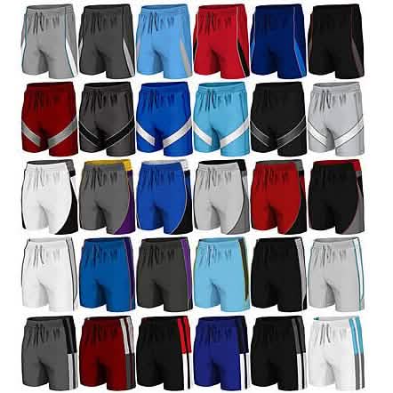 4-Pack: Men's Active Moisture-Wicking Mesh Performance Shorts
