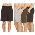 4-Pack: Men's French Terry Lounge Shorts