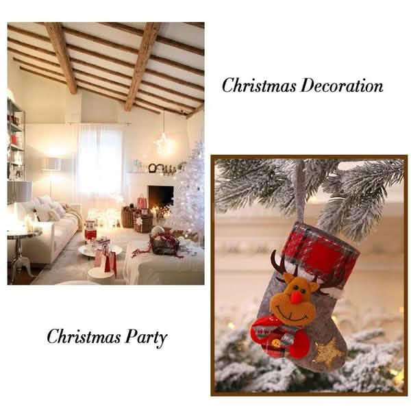 4-Pack: New Style Creative Doll Christmas Socks