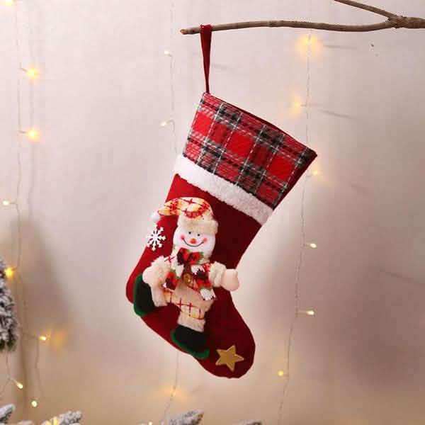 4-Pack: New Style Creative Doll Christmas Socks