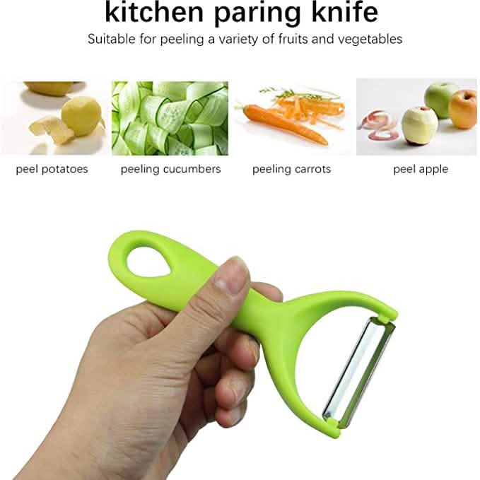 4-Pack: Original Vegetable Fruit Peeler with Stainless Steel Blade